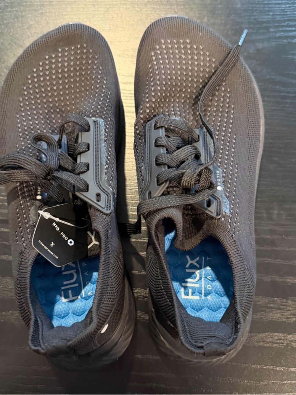 Flux Footwear Adapt Runner H2O Pro Black HP Mens size 5.5 Womens size 7 NWT - Picture 4 of 12